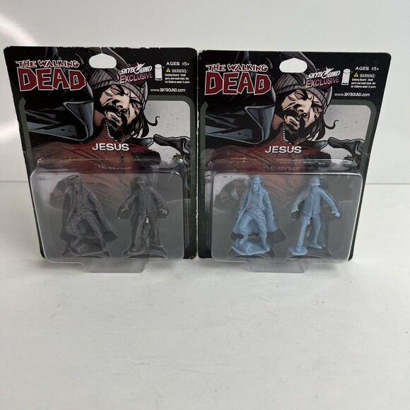 The Walking Dead Skybound Exclusive Jesus Figures Two Unopened Packs - Picture 1 of 4